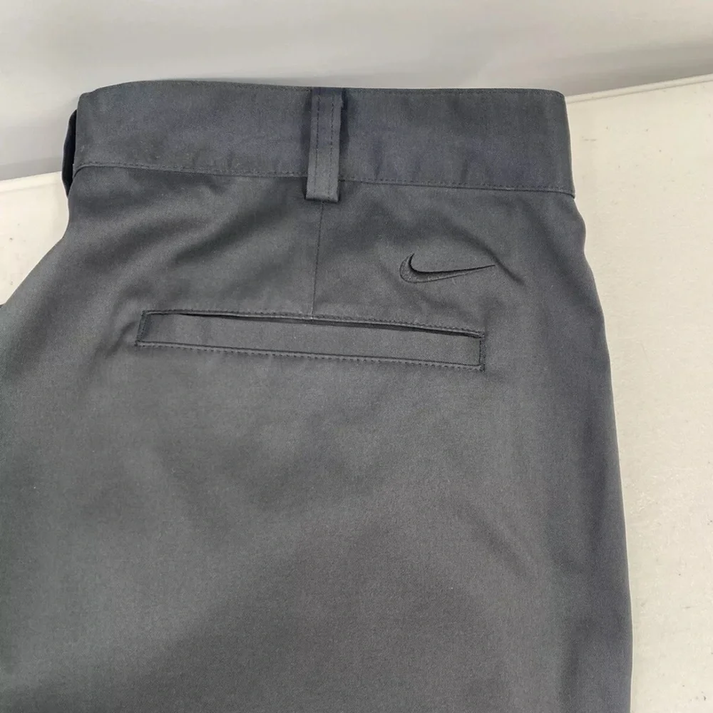 Nike Victory Golf Tour Men's Performance Black Flat Front Pants Drifit 36x32